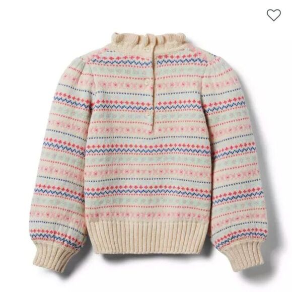 Janie and Jack 100048126 The Forever Fair Isle Sweater NWT size 6-12 m - Picture 2 of 7